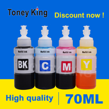 Toney King 70 мл сублимационные чернила для принтера Epson T664 T6641 T6642 T6643 T6644 картридж L312 L350 L351 L355 L360 L362 L366 2024 - купить недорого