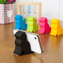 Hot sell New Cute Mini Cat Shape Mini Size Cute Phone Tablet Mounts Stand Holder Tool for iPhone iPad Mobile Phone Accessories 2024 - buy cheap