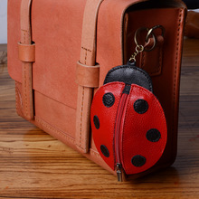 Key Holder Wallet FABRIC Leather Unisex Cartoon ladybug Key Wallet Key Organizer Bag Car Housekeeper Wallet Key Holder 30 2024 - buy cheap