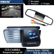 FUWAYDA-Cámara de Vista trasera de coche, Monitor de espejo retrovisor de 4,3 pulgadas, CCD, para Nissan livino Pulsar Versa Sentra Fairlady350Z370Z Skyline 2024 - compra barato