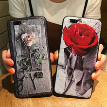 Сексуальный цветочный чехол для телефона Apple iPhone 7 8 6 6s 5 5S SE Plus розовые мягкие силиконовые чехлы задняя крышка для iPhone X XR XS Max 2024 - купить недорого