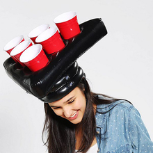inflatable Beer Pong Party Hat Floating Pong Toss Game for Swimming Pool  Easter Christmas Halloween Party Supplies Kids toys 2024 - buy cheap