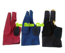 Free shipping 15pcs/lot high stretch 3 finger billiard gloves/Pool Table Snooker shooters billiard table 3 finger 9-ball Glove 2024 - buy cheap