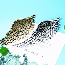 109*3mm 1pcs Wing Feather Alloy Pendant For Diy Jewelry Making 2 Colors Antique Silver Antique Bronze No.1701 2024 - buy cheap