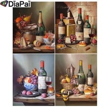 DIAPAI 5D DIY Diamond Painting 100% Full Square/Round Drill "Wine text landscape" 3D Embroidery Cross Stitch Home Decor 2024 - buy cheap