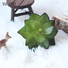 YO CHO 1PC  Artificial Pearl Leaf Succulent Plants For Christmas Decorations Grass DIY Real Touch Fake Flower Home Garden Decor 2024 - buy cheap