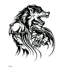 Werewolf Waterproof Temporary Tattoo Sticker Tatouage Christian Tatoo Kids body Art Stickers Henna Tattoos Art Tattoo 2024 - buy cheap