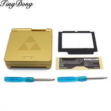 1 Set Golden For Gameboy Advance SP Replacement Case Full Housing Shell +Screen Cover+Tool For Nintendo For GBA SP 2024 - buy cheap