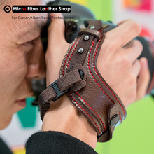 Photo Camera Micro Fiber Leather Wrist Strap DSLR Hand Belt Holder Shockproof Straps for Canon Nikon Sony Pentax Leica 2024 - buy cheap