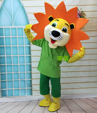 Orange Color Lion Mascot Costume Adult Cartoon Character Outfit Halloween Party Suit Fandango Dancing Party Movie Props 2024 - buy cheap
