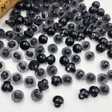 100pcs 8mm Acrylic Mushroom Black Shank Buttons Plastic Decorative Button Negro DIY Sewing Eye For Dolls Toy Eyes PH254 2024 - buy cheap