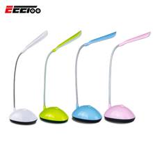 EeeToo светодиодный сенсорный ВКЛ/ВЫКЛ 4 цвета настольная лампа гибсветильник портативный с защитой глаз для детей для студентов чтения Светодиодная настольная лампа 2024 - купить недорого