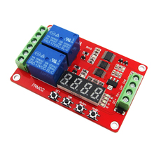 1PCS Lcd module FRM02 2 channel Multifunctional Relay Module / Loop Delay / timer switch / self-locking / 5V,12 V 24V 2024 - buy cheap