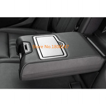 Внутренняя крышка автомобиля, обшивка ABS Хромированная задняя центральной консоли, подстаканник, коробка передач, рама 1 шт. для Audi Q5 Q5L 2018 2019 2020 2024 - купить недорого