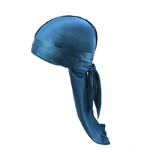 New Design Silky Durag Long Tail Bandanas Pirate Hat Headwear Hair Accessories 2024 - buy cheap