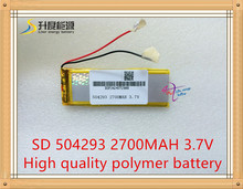 Batería de energía de litio de polímero de 3,7 V, 504293, 2700mAh, 504090, baterías recargables de navegación de instrumentos 2024 - compra barato