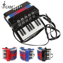 Slade Mini 17-Key Piano Durable 8 Bass Accordion Educational Musical Instrument  Toy Accordion for Kids Children 2024 - buy cheap