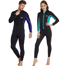 Men's/Women's 3mm Premium Neoprene Diving Suit Full Length Wetsuits Front Zip Long Sleeve Surfing Diving Snorkeling Suit 2024 - buy cheap