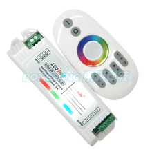 Touch panel IR Remote control+ 12A 2.4g rgb led strip Controller rf  For RGB LED Strip RGB/RGBW Bulb/Panel 2024 - buy cheap