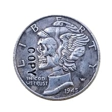 Hobo-moneda de níquel 1945, copia de Mercury, envío gratis 2024 - compra barato