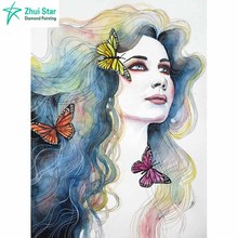 Zhui star-bordado de diamantes 5D DIY para mujer, pintura de punto de cruz, mosaico de diamantes de imitación completo, decoración del hogar 2024 - compra barato