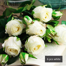 European and American wedding props high quality silk simulation rose home decoration ornaments artificial plant fake flowers 2024 - buy cheap