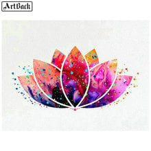 5d diamond painting face lotus watercolor pattern full square diamond mosaic kit new arrival diamond embroidery 3d wall sticker 2024 - buy cheap