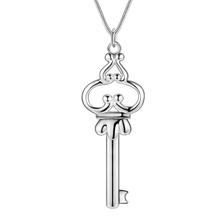 love heart key magical wholesale silver plated Necklace New Sale silver necklaces & pendants /ZZGOSOJP LZUDWTFU 2024 - buy cheap