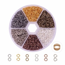 1 Box Iron Plated Jump Rings Unsoldered 4/5/6/7/8mm Diameter Wire 21-Gauge Jump Ring Jewelry Making Findings 6 Colors 2024 - buy cheap