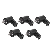 5 Pcs 2 Pin Din Right Angle HiFi Speaker Plug Cable Audio Screw Solder Connector 2024 - buy cheap