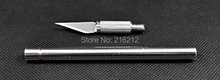 Hot Metal Scalpel Knife non-slip Tools Kit Cutter Engraving Craft knives +6pcs Blade Mobile Phone Laptop PCB DIY Repair 2024 - buy cheap