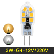 G4 LED 12V Lamp Mini LED G4 12V Bulb AC 220V 3W LEDS Lamp SMD2835 High Quality Chandelier Lights for Home Decoration Lighting 2024 - buy cheap