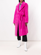 Long Women Coat Sexy Night Club Celebrity Fashion Party Faux Fur Coat Winter Warm Women Outwear 2024 - buy cheap