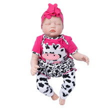 Sleeping Dolls Cow 55cm Reborn Newborn Baby Doll Reborn Christmas Gifts Toys For Girls Realistic Soft Childhood Toy 2024 - buy cheap