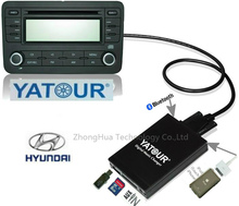 Modificador de cd de carro ytm07, digital, usb, sd, aux, bluetooth, interface para ipod, iphone para hyundai kia, 8 pinos, adaptador mp3 2024 - compre barato