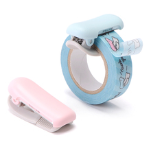 MIRUI Macaron Mini Cute Washi Tape Dispenser Kawaii Portable Wasking Tape Cutter Japanese Stationery School Office Stationery 2024 - buy cheap
