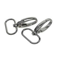 50 pcs Alloy Lanyard Hook Swivel Snap D-Ring Designed with 360° Rotating Key Chains for Paracord Lobster Clasp Clips 45x31mm 2024 - buy cheap