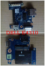 Free shipping genuine original laptop USB board VGA board for Dell Latitude E4310 LS-5694P 0F9M7D Ethernet Board 2024 - buy cheap