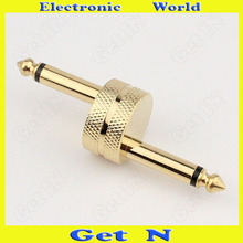 20pcs Manufacturer Direct Selling Full-Copper Round 2-Way 6.35 Stereo Adapter Connector Plug for Mono Track Microphone 6.35 2 2024 - buy cheap