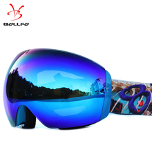 2018 Anti-fog big ski goggles double layers UV400 ski mask glasses skiing men women snow snowboard goggles 2024 - buy cheap