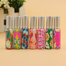 50pc/Lot 8ml Parfum Aluminum Cap Fimo Spray Scent Bottle Pump Polymer Clay Flower Glass Empty Refillable Atomizer Perfume Bottle 2024 - buy cheap