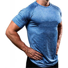 Camiseta de gimnasio para hombre, ropa de compresión de secado rápido, superelástica, ajustada, para correr, entrenamiento, Crossfit 2024 - compra barato