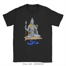 Shiva Om-camisetas de manga corta de Hip-hop para hombre, ropa de algodón puro con cuello redondo, informal, ropa de calle de verano 2024 - compra barato