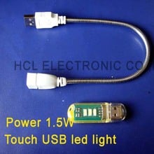 High quality touch USB led light,Laptop USB led lamp,Mobile power supply USB led lamp,USB led bulbs  free shipping 2pcs/lot 2024 - buy cheap