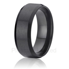 Titanium jewelry affordable prices custom black mens wedding band finger  rings 2024 - buy cheap
