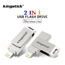 For iPhone X/8/7/7 Plus/6/6s/5 ipad USB Flash Drive Metal Pen drive 8GB 16GB 32GB 64GB 128GB Memory Stick micro usb key u disk 2024 - buy cheap