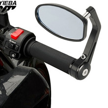 Universal Motorcycle bar end mirror Rear view Side mirrors FOR Kawasaki z800 z1000 Z900 Yamaha TMAX 500 530     250 390 200 2024 - buy cheap