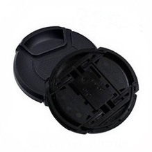 10pcs/lot 49 52 55 58 62 67 72 77 82 86mm center pinch Snap-on cap cover LOGO for canon nikon  camera Lens 2024 - buy cheap