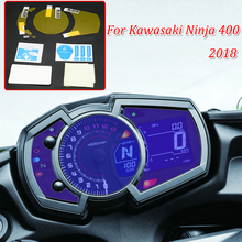 Ninja 400 moto cluster película de proteção contra riscos instrumento dashboard capa guarda tpu blu-ray para kawasaki 2018 ninja 400 2024 - compre barato