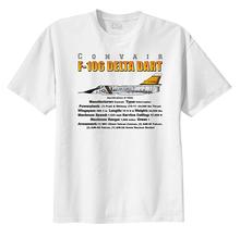 Мужская футболка с коротким рукавом Convair F-106 Дельта Дарт (F-106), летняя футболка с коротким рукавом, новинка 2019 2024 - купить недорого